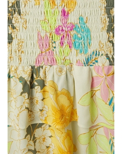 Юбка-трапеция TONI SMOCKED SKIRT, цвет Gold Coast Guess