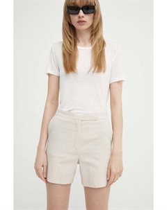 Льняные шорты, бежевый Theory