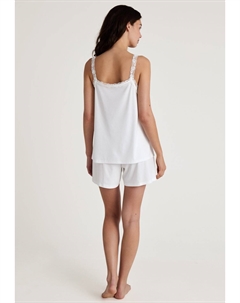 Комплект ночного белья SPECIAL KURZ, белый Calida