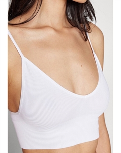 Бюстье ONLVICKY LESS V NECK 2 PACK, белый Only