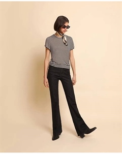 Женские расклешенные джинсы со средней посадкой и пятью карманами, темно-серый Scalpers