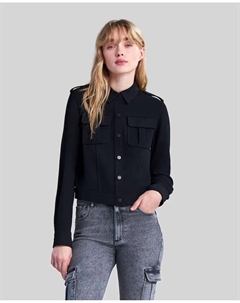 Женская рубашка с длинными рукавами черного цвета, черный Ikks