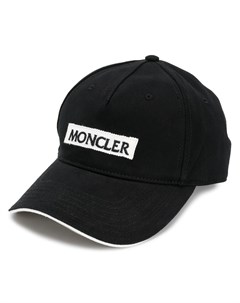 Moncler кепка с заплаткой с логотипом один размер черный Moncler