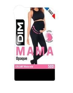 Непрозрачные трусики для беременных плотностью 50 ден, черный Dim