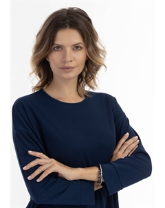 Рубашка с длинным рукавом LANGARM, синий Usha