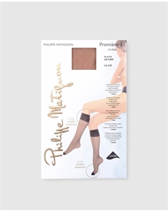 Базовые прозрачные мини-чулки плотностью 20 Den, цвет Natural Philippe matignon