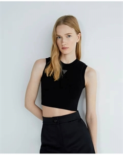 Женский базовый топ, черный Guess