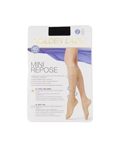 Натуральные базовые мини-чулки, черный Golden lady