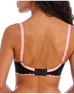 Бюстгальтер на косточках из пеноматериала, черный Freya