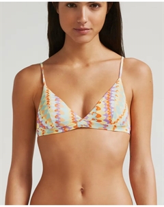 Спортивный бюстгальтер бикини с треугольными чашечками Freedom со съемными поролоном и регулируемыми бретелями, мультиколор Robin collection