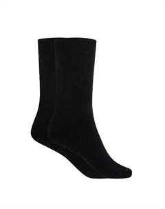 Носки женские короткие хлопковые - внутри махровые - Термо, черный Punto blanco