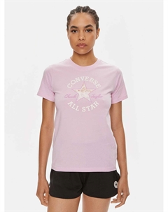 Футболка W CHUCK PATCH INFILL TEE, фиолетовый Converse