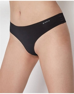 Бразильские трусики из эко-хлопковой ткани, черный Gisela