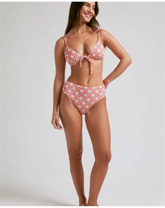 Кружевной бюстгальтер бикини Mohawk из структурированной ткани и регулируемыми бретелями, мультиколор Robin collection