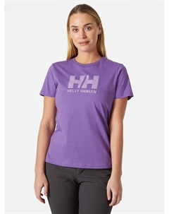 Футболка W HH LOGO T-SHIRT, фиолетовый Helly hansen