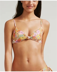 Лиф бикини с треугольными чашечками Knot Flower Fever и съемным пеноматериалом, мультиколор Robin collection