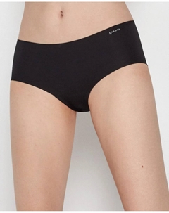 Классические трусики миди из эко-хлопковой ткани, черный Gisela