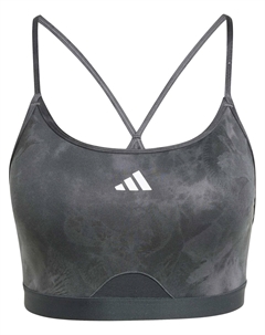 Спортивный бюстгальтер Performance Aeroreact, серый Adidas