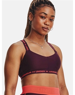 Спортивный бюстгальтер Crossback Low, красный Under armour