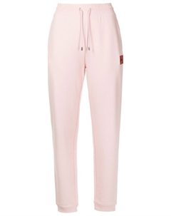 Спортивные брюки с нашивкой-логотипом, розовый Hugo