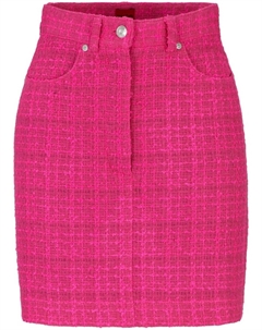 Мини-юбка средней посадки, розовый Hugo