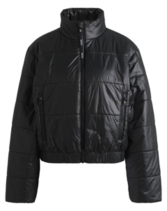 Пуховик с нашивкой-логотипом, черный Hugo