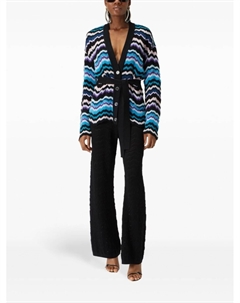 Кардиган с поясом, синий Missoni