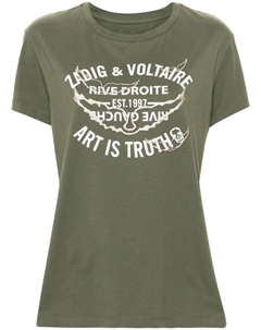 Футболка Walk Blason, зеленый Zadig&voltaire