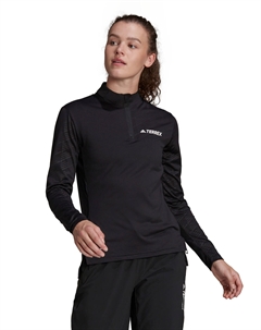 Блуза Performance Terrex Multi Half-Zip Long-Sleeve Top, черный Adidas