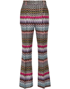 Брюки-капри с завышенной талией, розовый Missoni