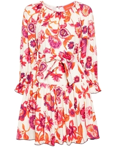 Платье мини The Uma с поясом, нейтральный цвет La doublej