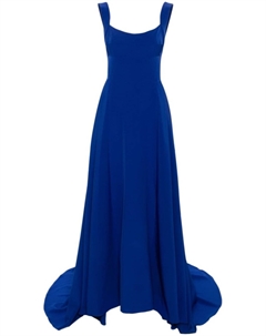 Платье макси со складками, синий Atu body couture