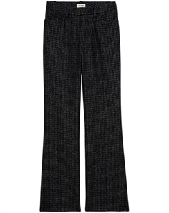 Брюки пистолетного покроя, черный Zadig&voltaire