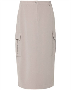 Юбка карго Relaxed, серый Theory