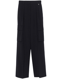 Плиссированные брюки, синий Herno