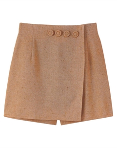 Шорты с декоративными пуговицами, нейтральный цвет D'estrëe