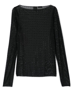 Руан топ, черный Pinko