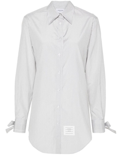 Платье-рубашка с бантами, серый Thom browne