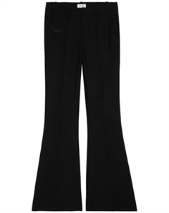 Расклешенные брюки Prevy, черный Zadig&voltaire