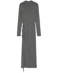 Платье миди со сборками, серый Michael michael kors