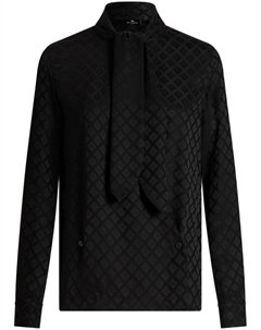 Жаккардовая рубашка, черный Etro