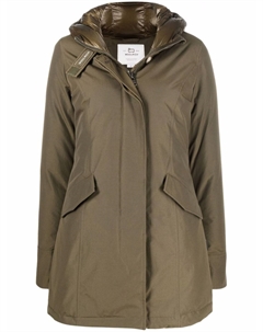 Парка с капюшоном, зеленый Woolrich