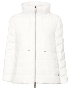 Вельветовый пуховик, белый Herno