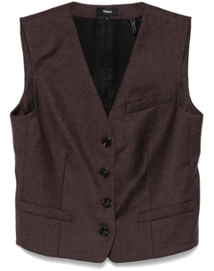 Жилет Hickory, коричневый Theory