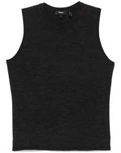 Жилет из шерсти мериноса, серый Theory