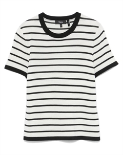 Свитер в полоску, белый Theory