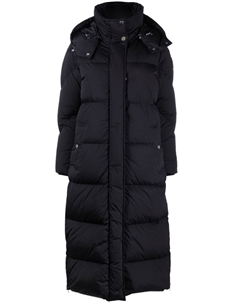 Длинный пуховик Aurora, черный Woolrich
