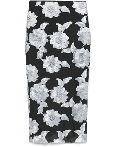 Сетчатая юбка-карандаш, черный Rotate birger christensen