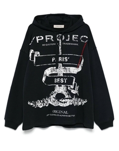 Худи Evergreen Paris' Best с принтом, черный Y / project