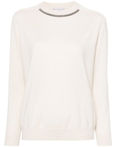 Топ из цепочек Монили, нейтральный цвет Brunello cucinelli